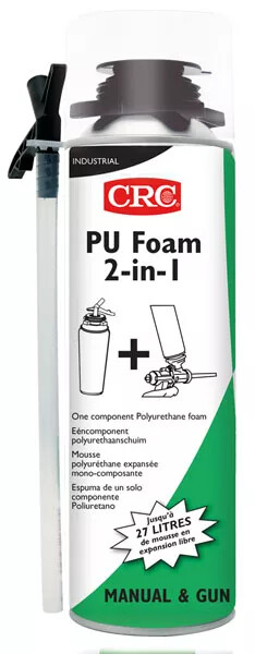 Mousse expansive polyuréthane - 2 en 1
