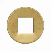 Accessoire pour bouton et béquille : Rondelle acier trou carré